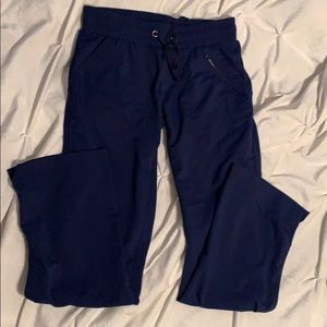 Navy blue scrub pants by Healing Hands